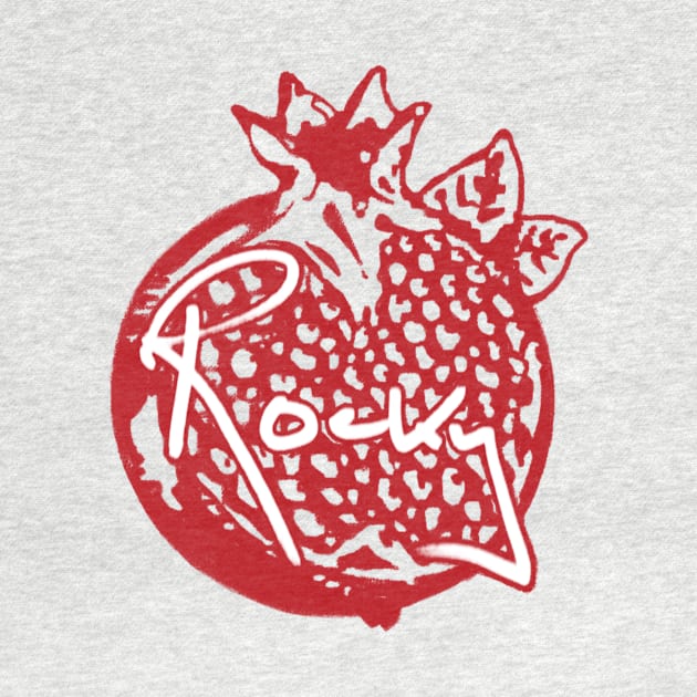 Rocky Flintstone signed Pomegranate..... if you know... you know.... by FlintstoneRocky